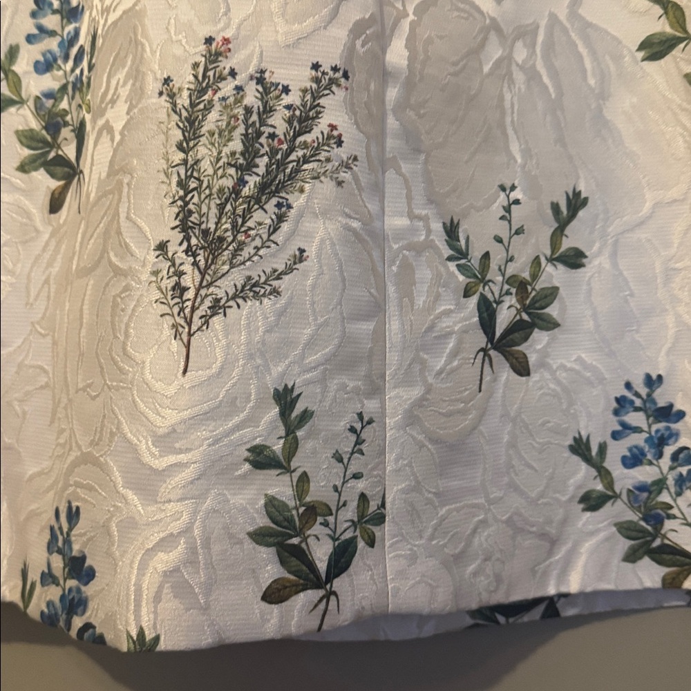 NWT- Sachin & Babi Kelsey Floral Jacquard Minidress, Pearl Panicle, size 12 - Picture 11 of 12